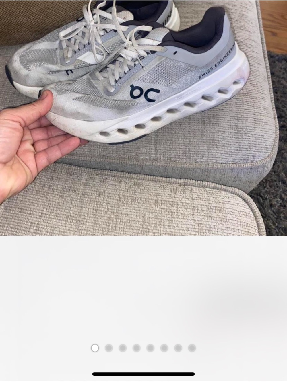 On Running Cloudnova Sneakers in Grey and White